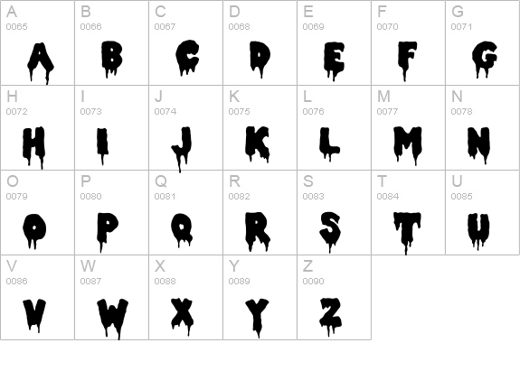 Double Feature uppercase A-Z preview