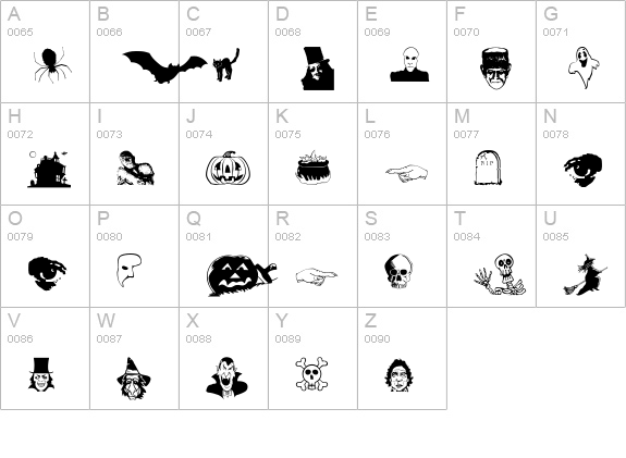 Drac Regular uppercase A-Z preview