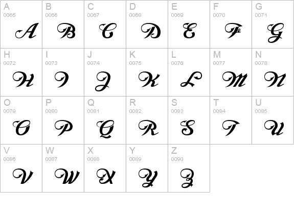 Draft Beer Classic uppercase A-Z preview