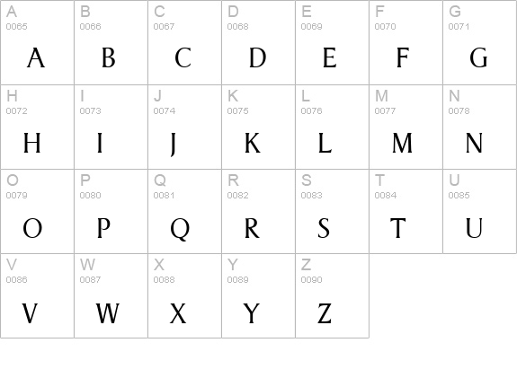 DragonSerial-Xlight-Regular uppercase A-Z preview