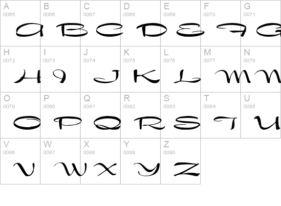 Dragonwyck Normal uppercase A-Z preview