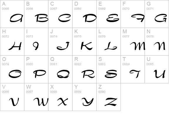 DragonwyckCondensed Bold Italic uppercase A-Z preview