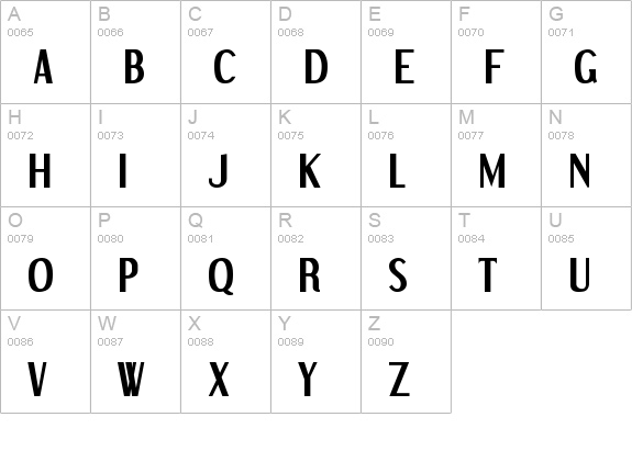 Dream Orphans Bold uppercase A-Z preview