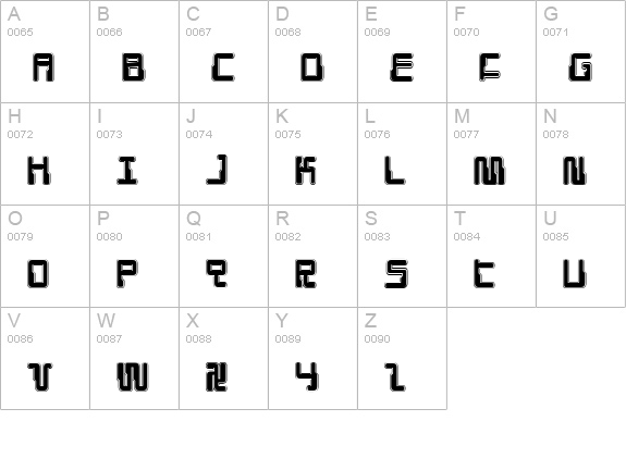 Droid Lover Pro uppercase A-Z preview