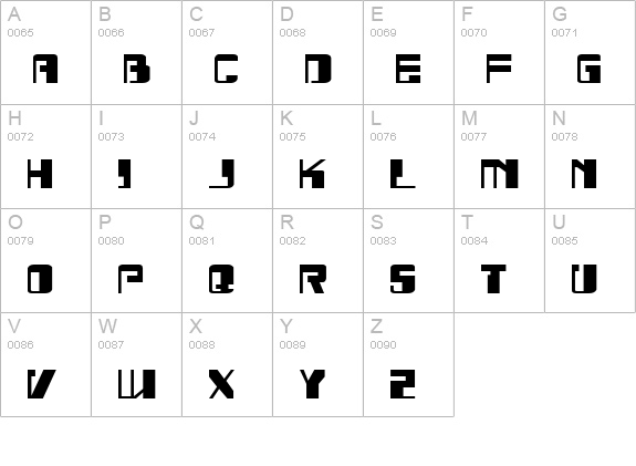Drosselmeyer Expanded uppercase A-Z preview