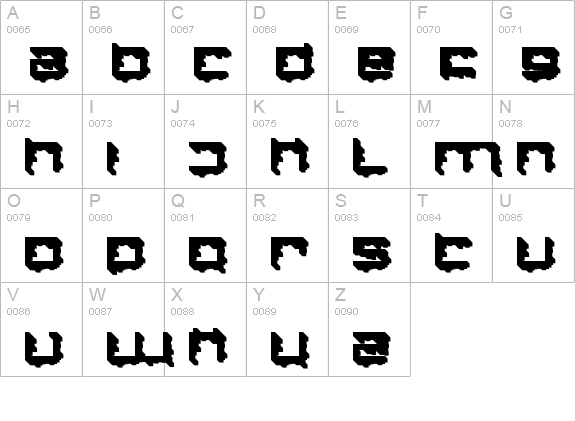 DS Home Back uppercase A-Z preview