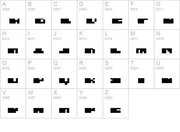 DS PTRLDizel05 uppercase A-Z preview