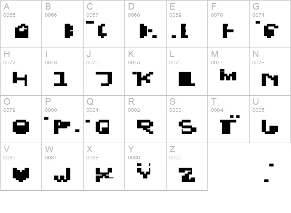 DS VDOTXTError uppercase A-Z preview