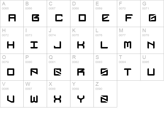 DubbingStar Regular uppercase A-Z preview