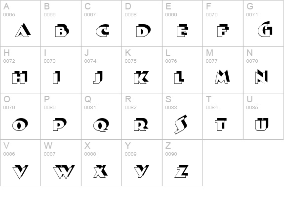 Duck Soup NF uppercase A-Z preview