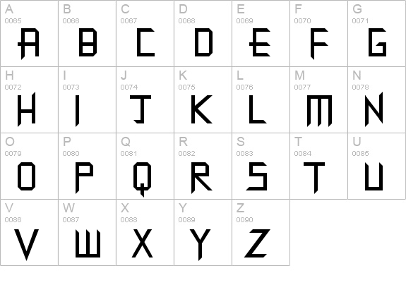 Dupstep Dungeons
 uppercase A-Z preview