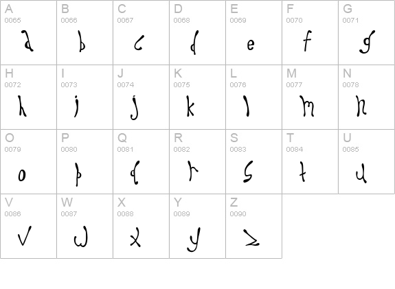 Dysprosium uppercase A-Z preview