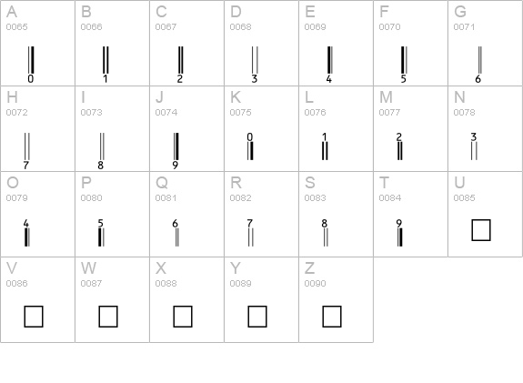 EanBwrP36Tt uppercase A-Z preview
