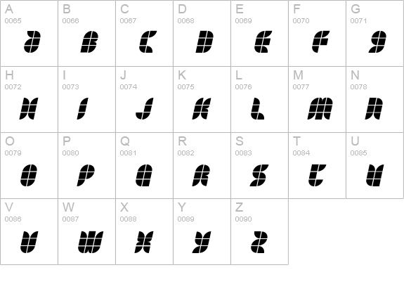 Eat your heart out uppercase A-Z preview
