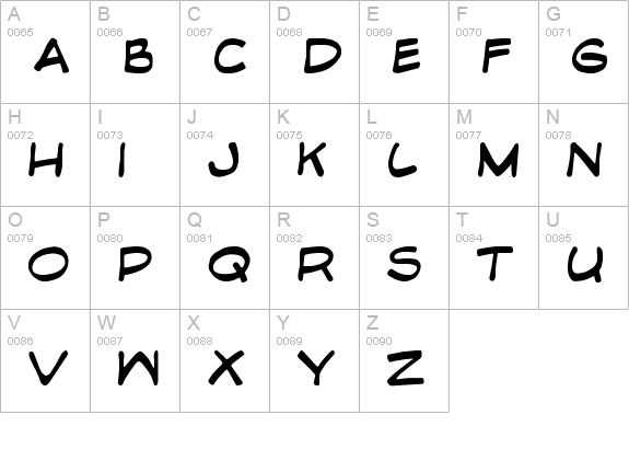 Edible Pet uppercase A-Z preview