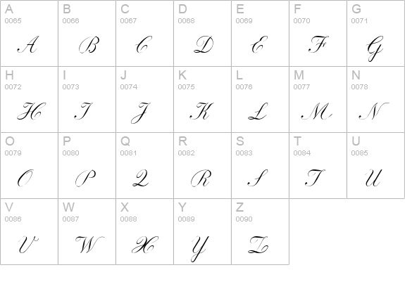 EdwardEdwin Plain uppercase A-Z preview