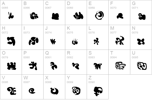 Egg uppercase A-Z preview