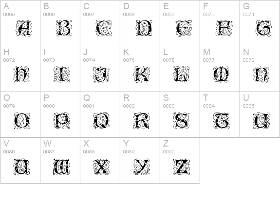 EileenCaps-Black Regular uppercase A-Z preview