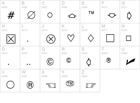 Eisago News SSi uppercase A-Z preview