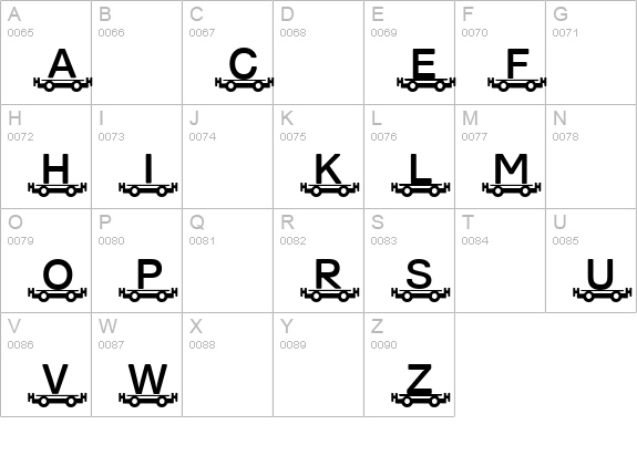 Eisenbahn uppercase A-Z preview