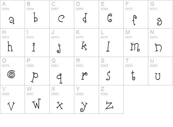 Elastic Wrath uppercase A-Z preview