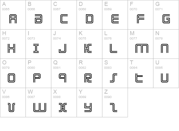 Election Day uppercase A-Z preview