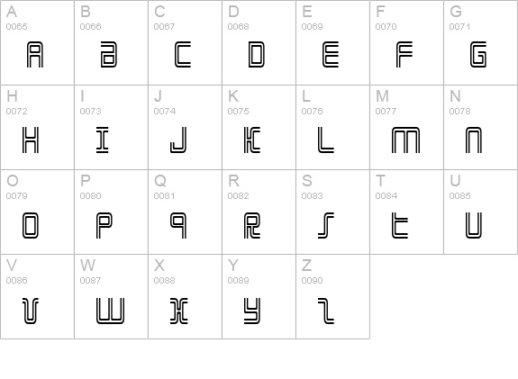 Election Day Condensed uppercase A-Z preview