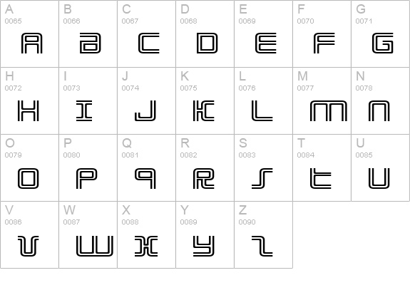 Election Day Expanded uppercase A-Z preview