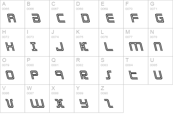 Election Day Leftalic uppercase A-Z preview