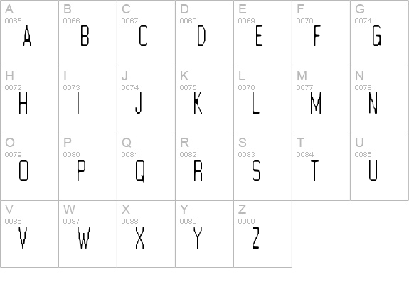 Electric Goat uppercase A-Z preview