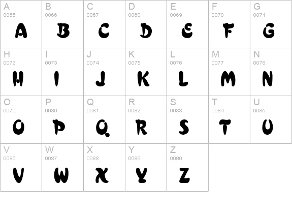 Elektric uppercase A-Z preview