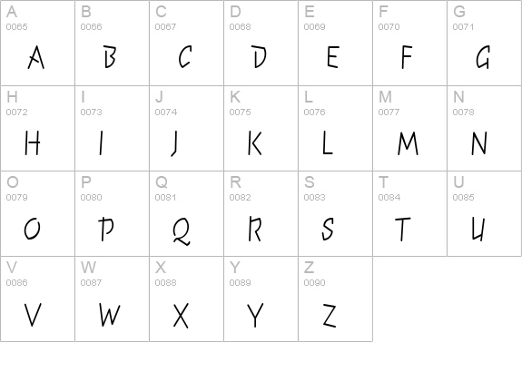 ElektrixLightLining Regular uppercase A-Z preview