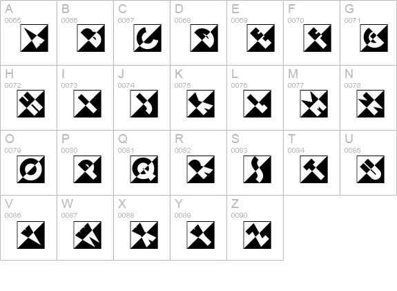 EmporiumNF uppercase A-Z preview