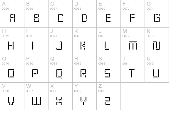 Enam Light uppercase A-Z preview