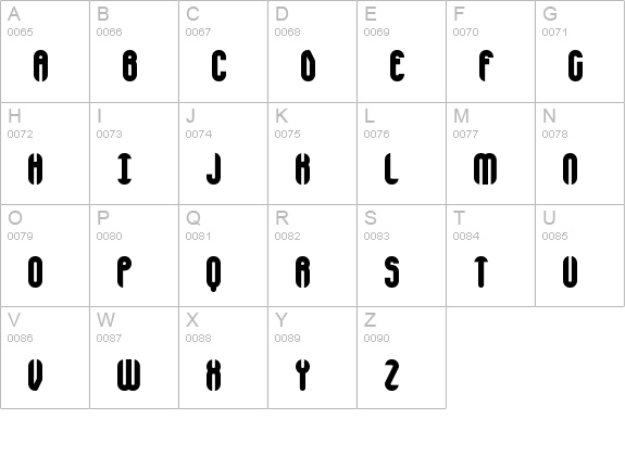 Encapsulate Plain BRK uppercase A-Z preview