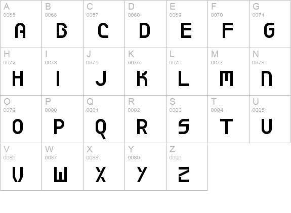 Energy Dome NBP uppercase A-Z preview