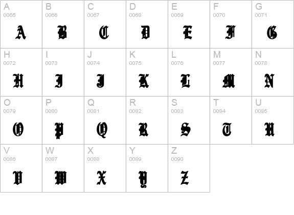 EnglishTowne-Normal Cn Bold uppercase A-Z preview