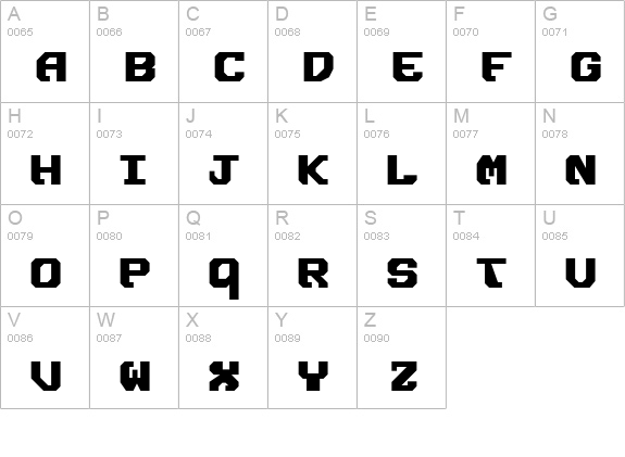 Ensign Flandry Bold uppercase A-Z preview