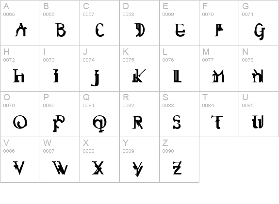 Entropy uppercase A-Z preview