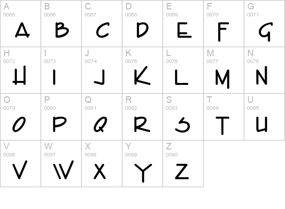 Enview Bold uppercase A-Z preview