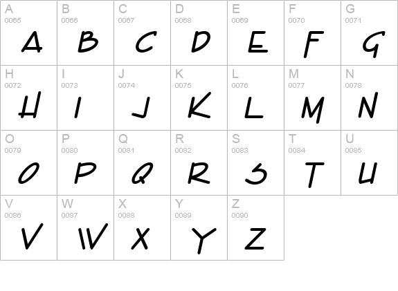 Enview BoldItalic uppercase A-Z preview