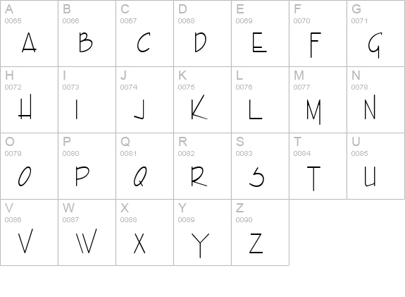Enview Condensed Light Normal uppercase A-Z preview