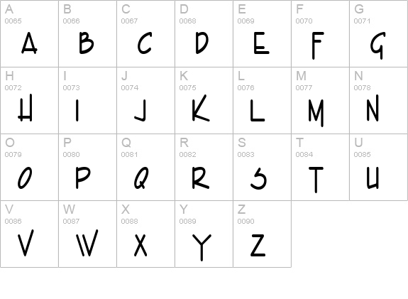 Enview Thin Bold uppercase A-Z preview