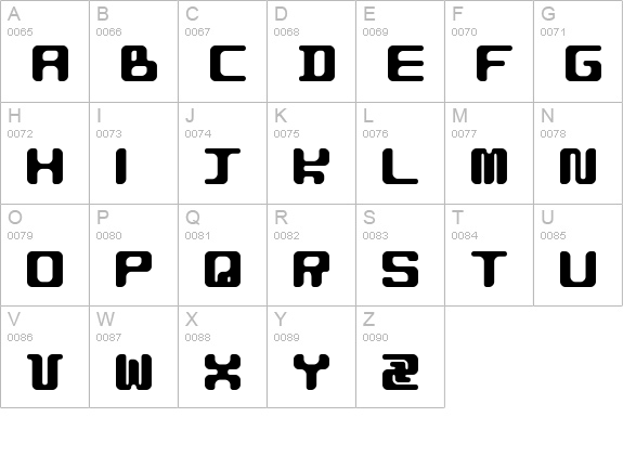 EOPlaï¿¿a english uppercase A-Z preview
