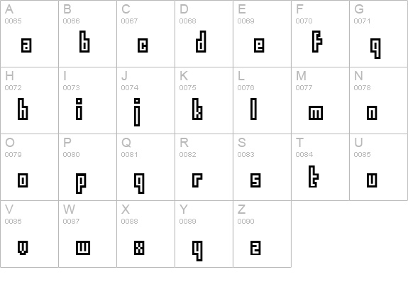 epimodemic uppercase A-Z preview