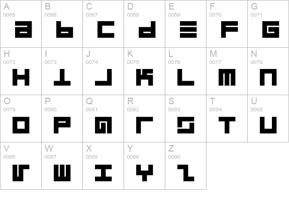 Epps Evans Black uppercase A-Z preview