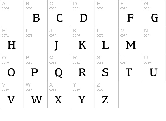 EquestrienneBook uppercase A-Z preview