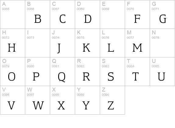 EquestrienneLightExpert uppercase A-Z preview