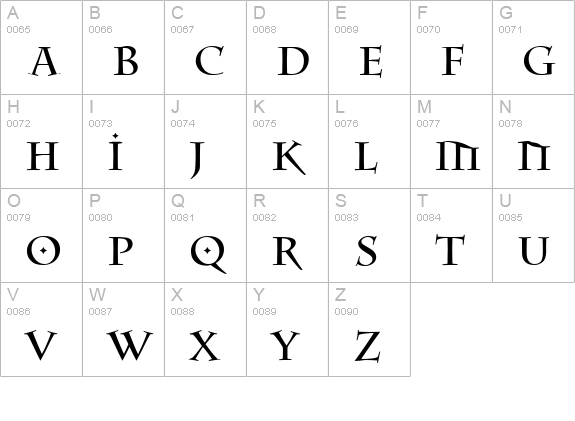 Equipe uppercase A-Z preview