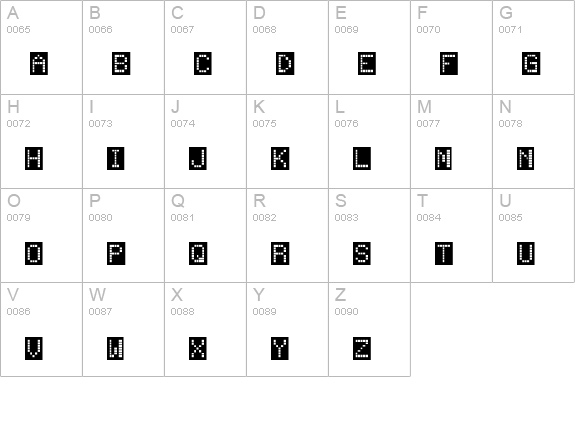 Erbos Draco 1st NBP Regular uppercase A-Z preview